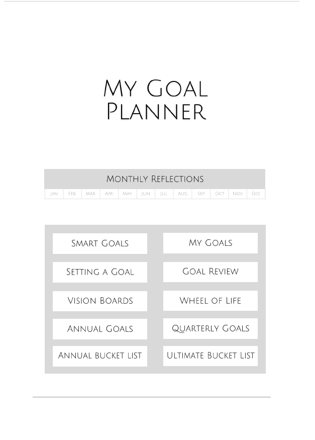 *BLACK FRIDAY DEAL*Goal Planner