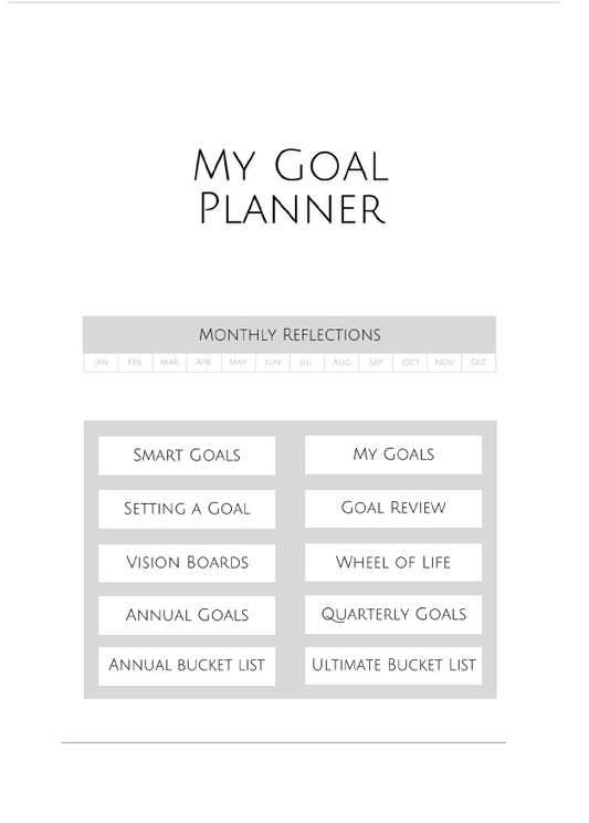 *BLACK FRIDAY DEAL*Goal Planner